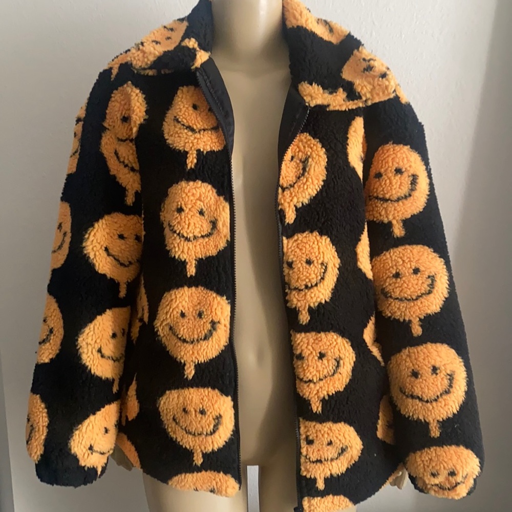 Happy face cozy jacket